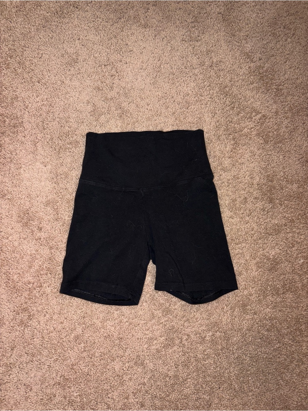 Aritzia High-Rise Cotton Black Women’s Bike Shorts